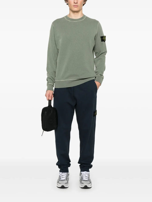 sweat en coton à patch Compass