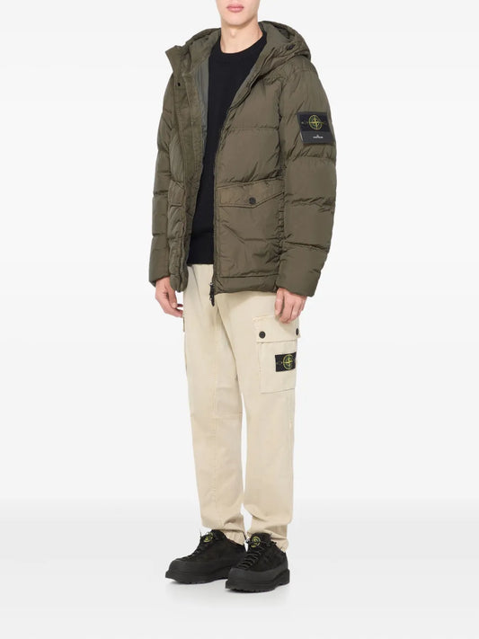 veste matelassée à capuche Vert Kaki 969