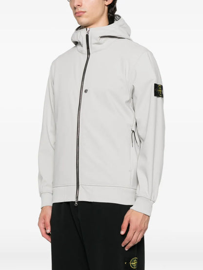 Veste Stone Island zippée Gris