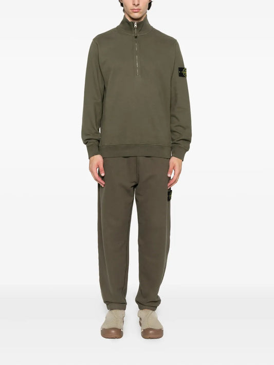 pull 6100028 à patch logo Kaki