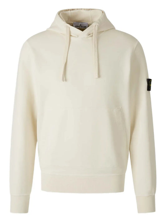 hoodie zippé à motif Compass Blanc