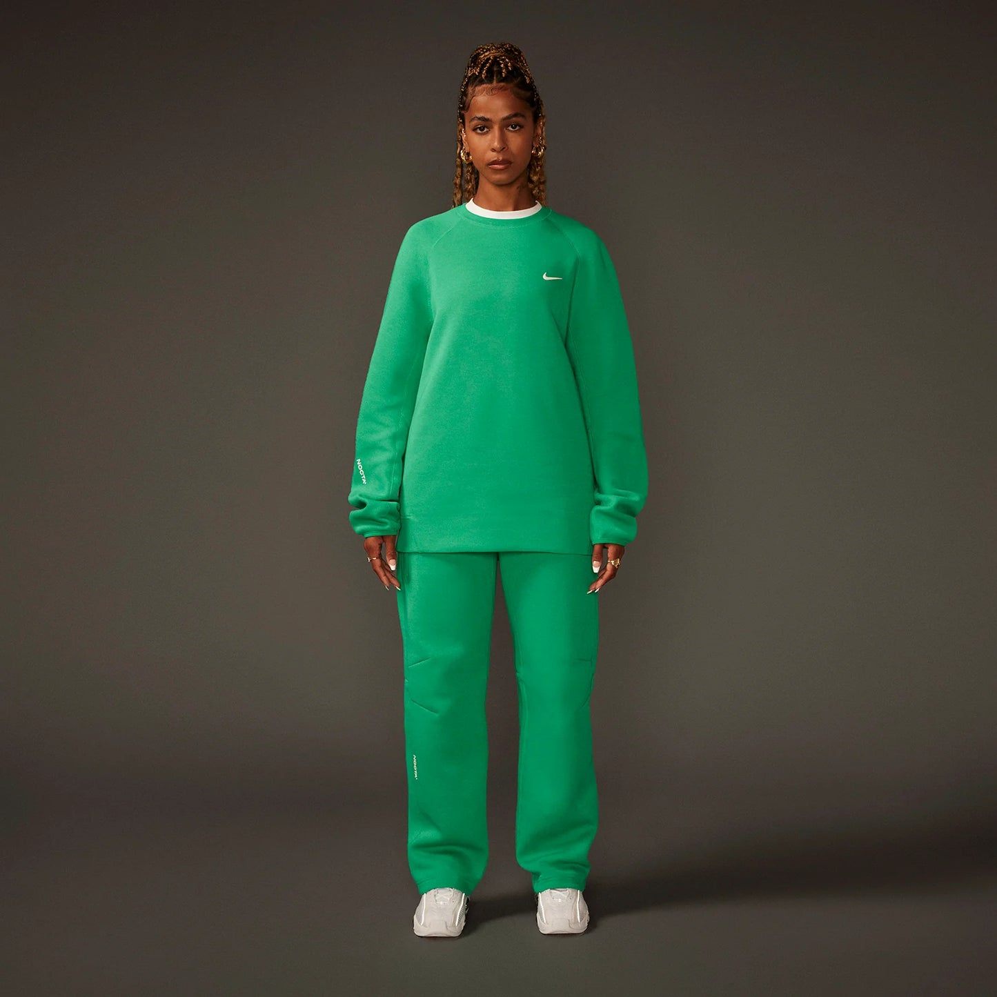 NOCTA Tech Fleece Crew Stadium Green