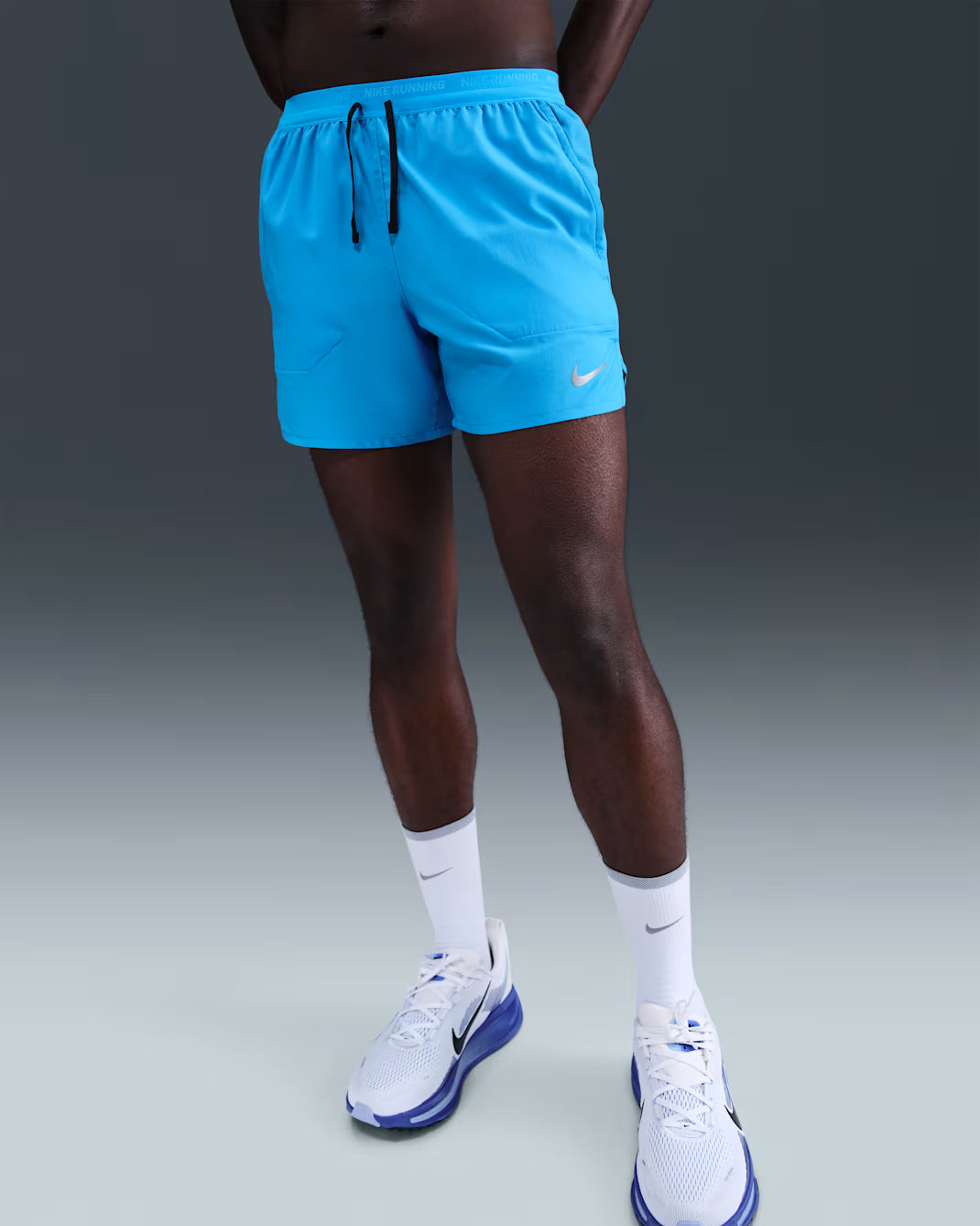 Short Nike Running Bleu