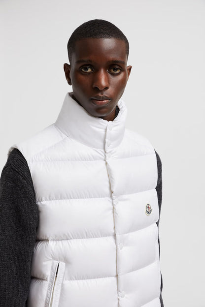 Doudoune sans manche Moncler Blanc