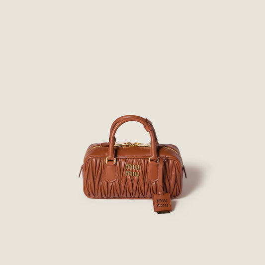Arcadie quilted-leather bag