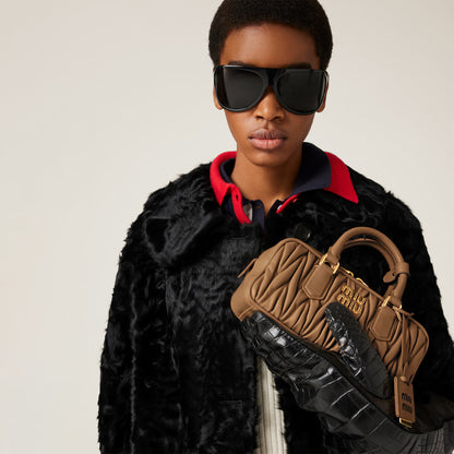 Arcadie quilted-leather bag